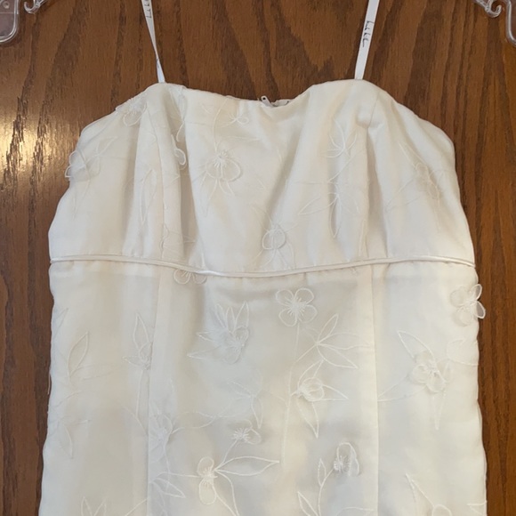 Nicole Miller starpless floral applicay dress - Picture 3 of 7